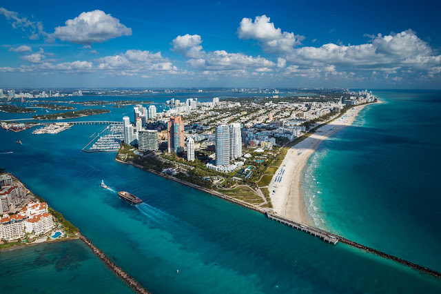 Vista aérea de South Beach 