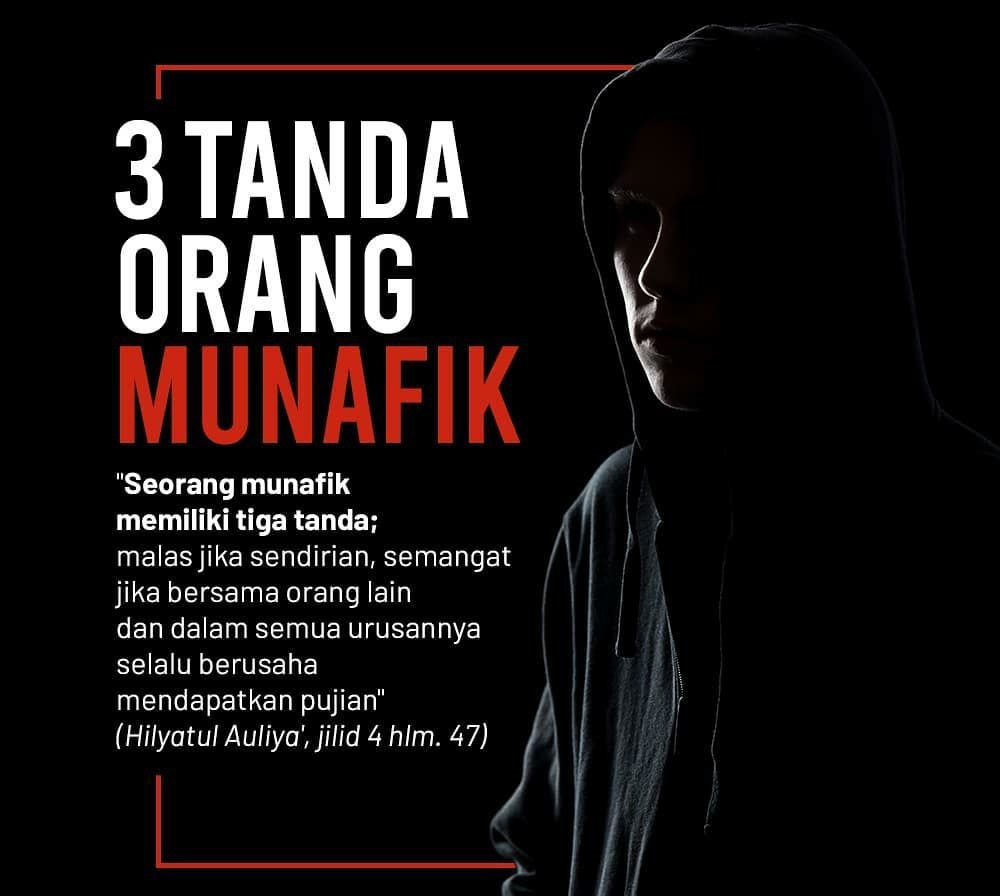 50 TANDATANDA ORANG MUNAFIK