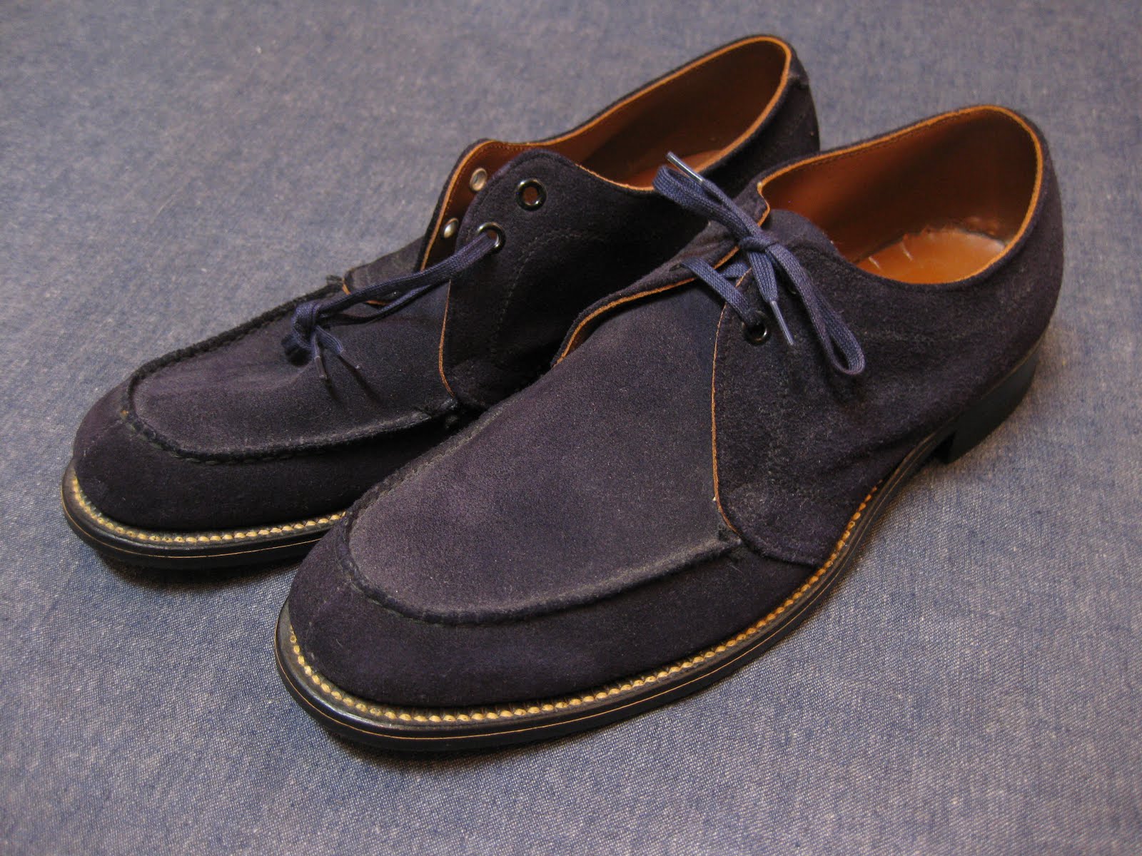 50's　DEAD STOCK　　　　　　　　　　　　　　　BLUE　SUEDE　SHOES 　　　　　　　　　　　　　　　SOLD