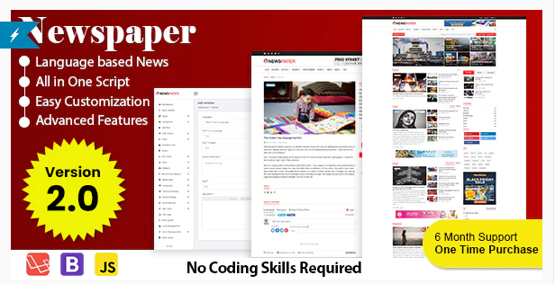 Newspaper v2.0 - Responsive News, Magazine and Blog CMS Script