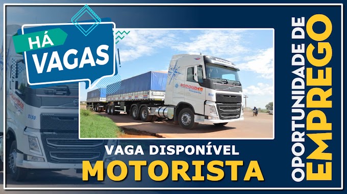 Transportadora Rodo Lider abre vagas para Motorista Carreteiro 