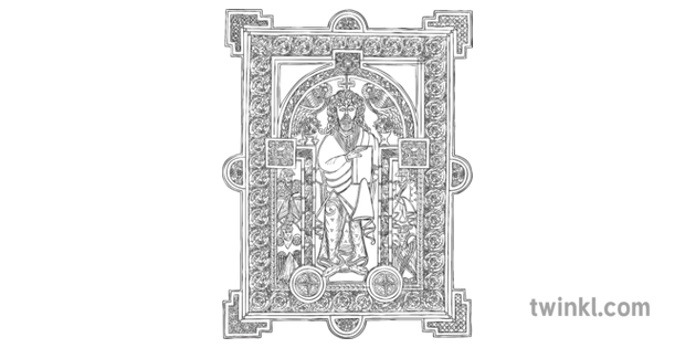 Book Of Kells Coloring Pages - Coloring Pages
