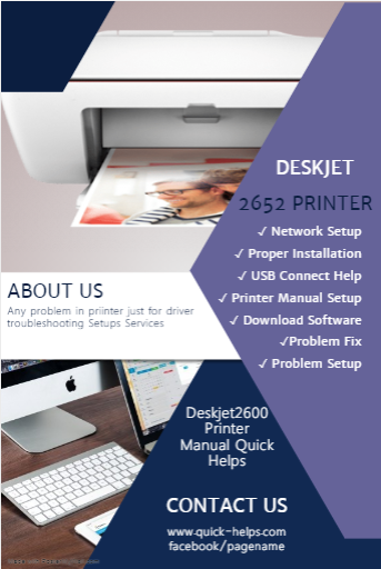 HP Printer Sales and Services: Deskjet 2652 Driver Download Quick Helps