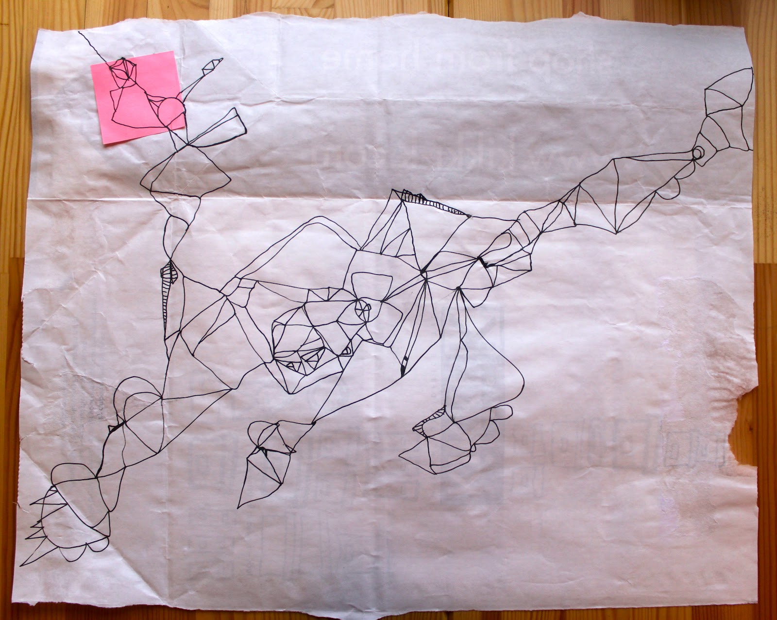 Josie Fray: Paper Bag Drawing...