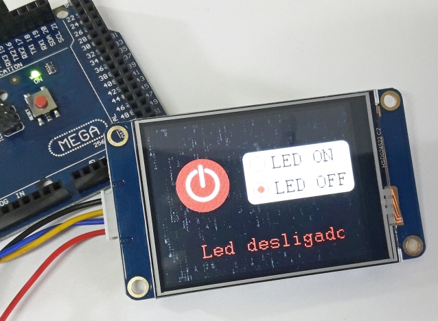 Display Nextion com Arduino Display Nextion com Arduino
