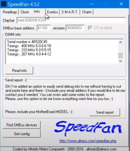 SpeedFan - Kiểm tra nhiệt độ, tốc độ quạt CPU miễn phí a
