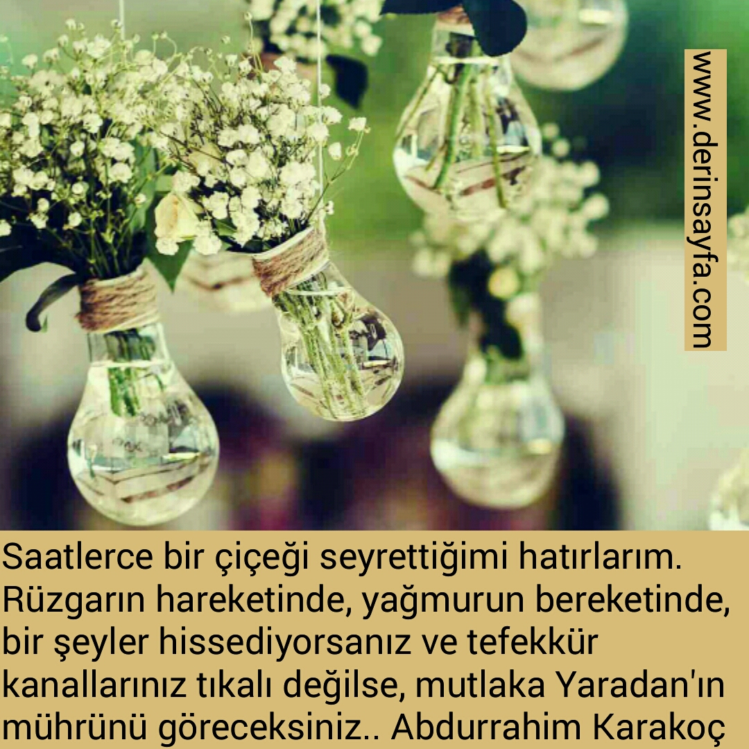 Abdurrahim Karakoç sözleri / resimli güzel sözler dini anlamlı sözler