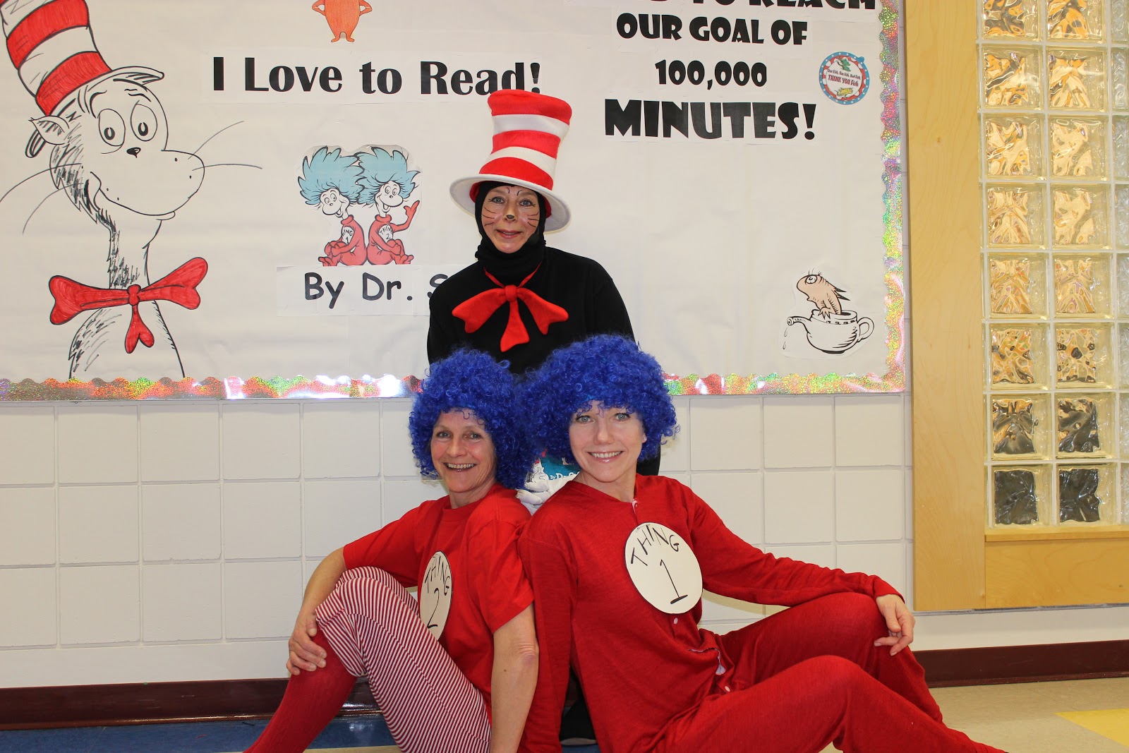 Life at SSES: A visit from the Cat in the Hat....and Thing 1 and Thing