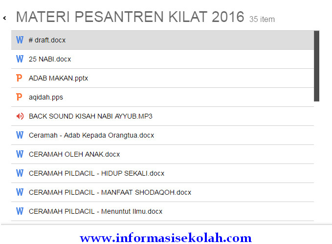 Download Materi Pesantren Kilat Ramadhan 1437 H 2016 M File Guru