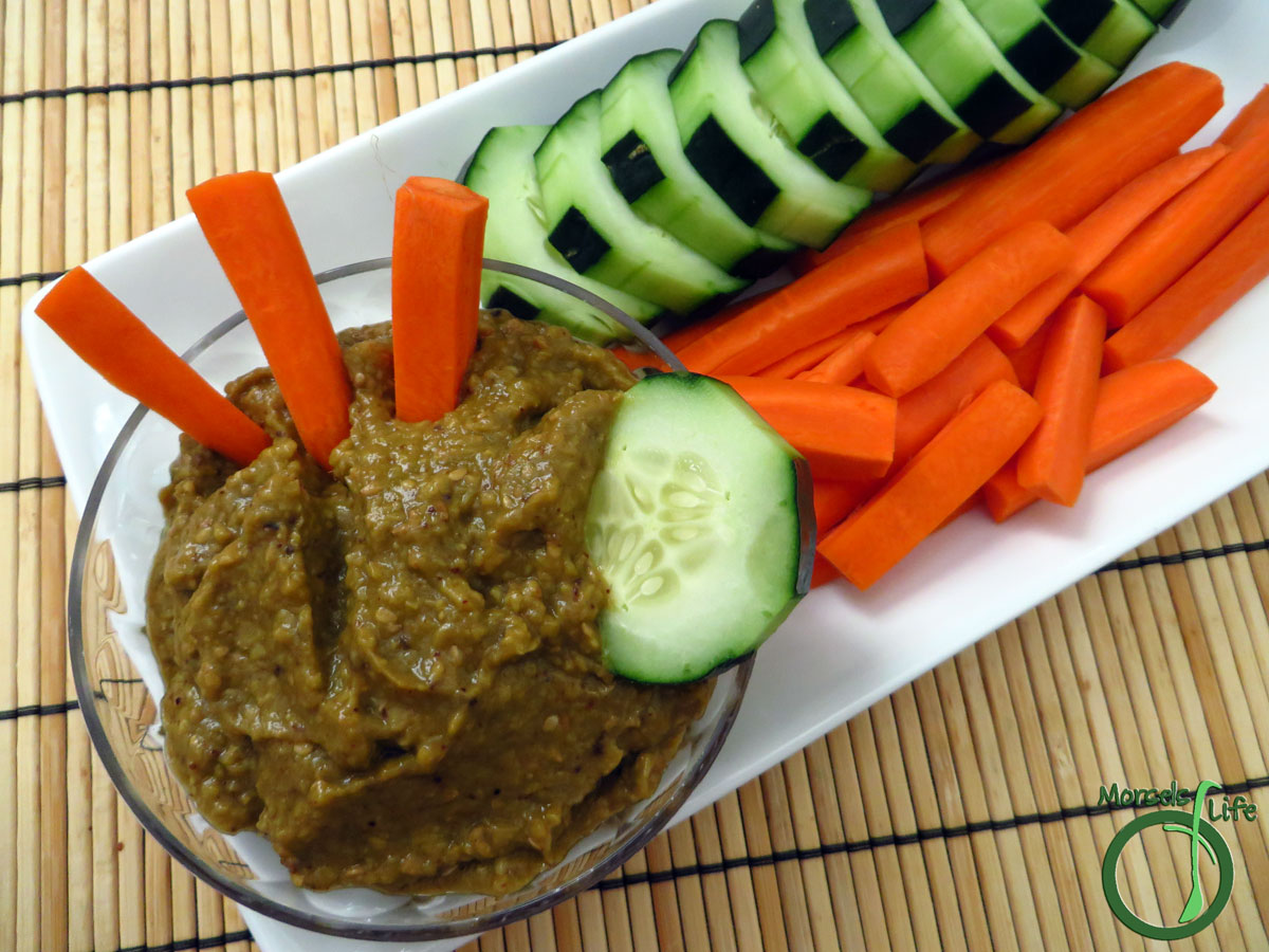 Morsels of Life - Asian Avocado Dip - An Asian inspired gingery avocado dip perfect for veggies!