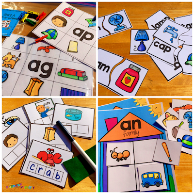 How to Teach Word Families in a Few EASY Steps Use short vowel literacy centers that cover many of the short vowel word families to provide independent practice during literacy center time.