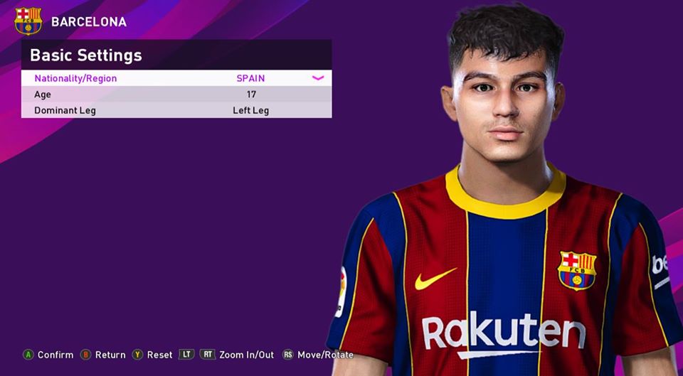 Pes 2020 Faces Pedri By Rachmad Abs Soccerfandom Com Free Pes Patch And Fifa Updates
