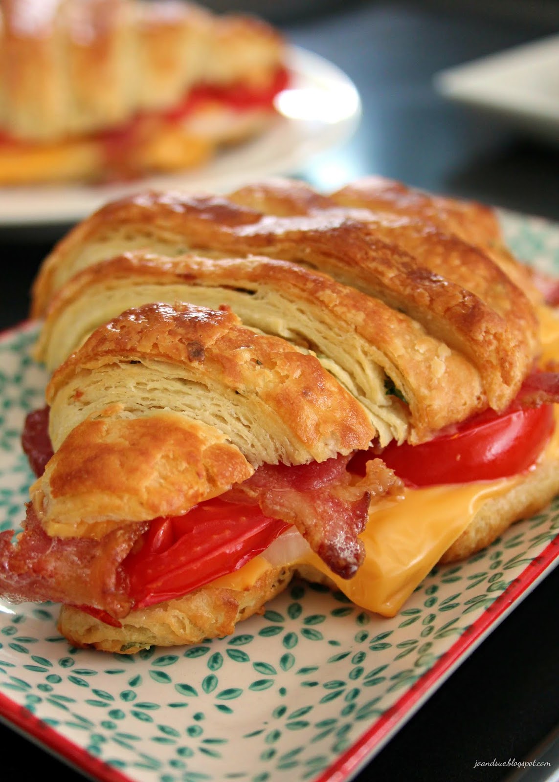 Jo and Sue: Herb and Garlic Croissant Grilled Cheese Sandwiches