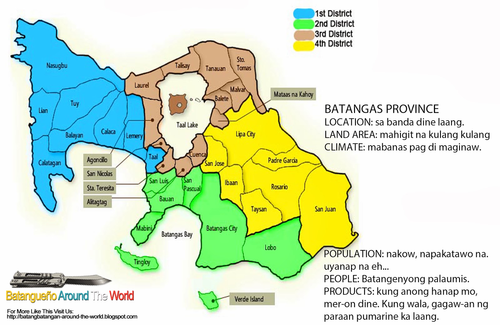 Map Of Batangas Philippines