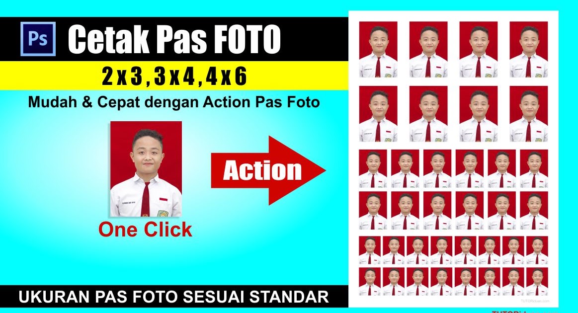 download action cetak pas photo photoshop cs3