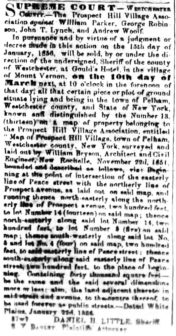 Historic Pelham More About the Prospect Hill Village Association in