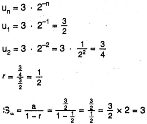 Rumus Suku Ke N Suatu Barisan Geometri Dinyatakan Dengan Un 3 2 N Tentukan Jumlah Tak Hingga Suku Mas Dayat