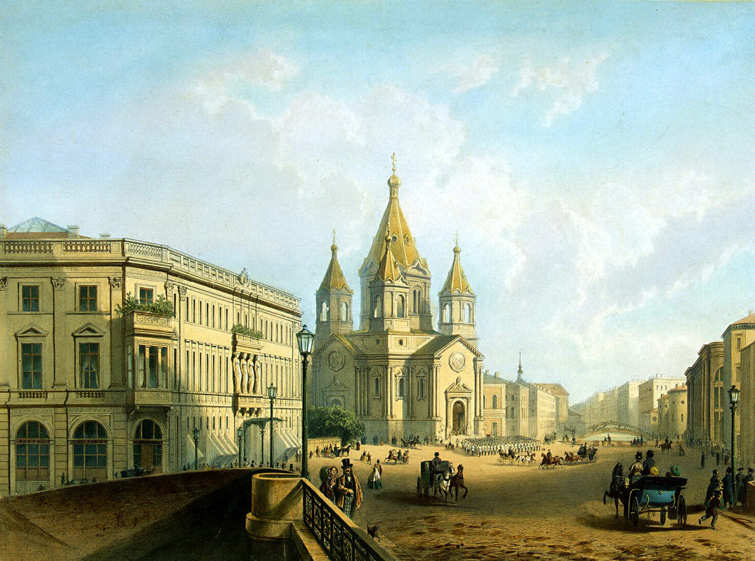 Санкт петербург середина 19 века