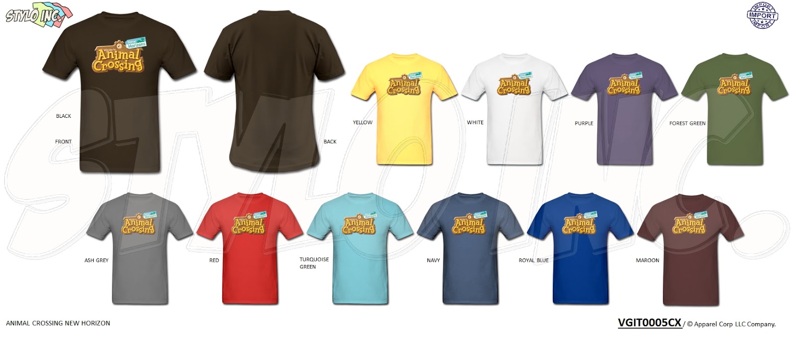 VGIT0005CX ANIMAL CROSSING NEW HORIZON STYLO INC.