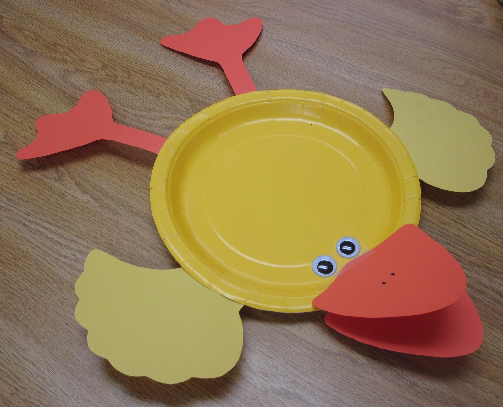 Projeto Arca de Noé - Pato feito com pratinho! ~ Atividades para colorir