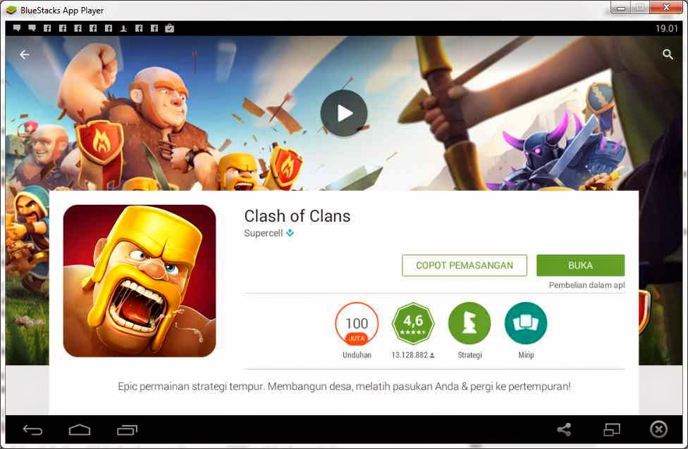 Play Game Clash of Clans (COC) di PC & Laptop