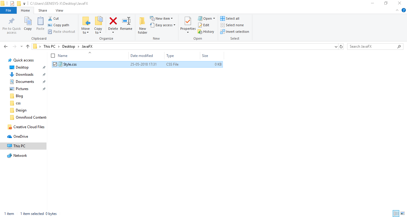 How to add JavaFX CSS in your SceneBuilder