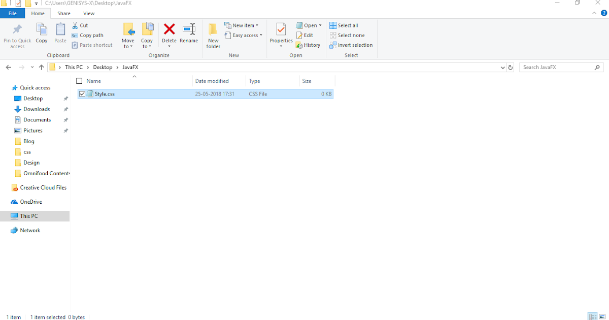 How to add JavaFX CSS in your SceneBuilder