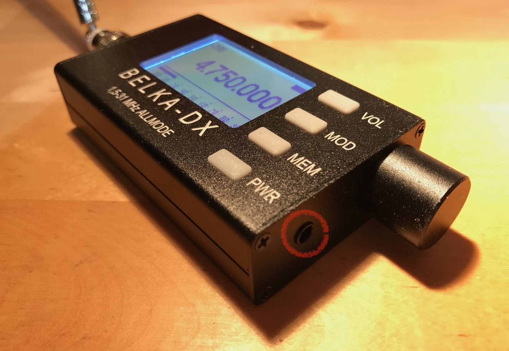 London Shortwave Ultraportable shortwave spectrum capture with Belka