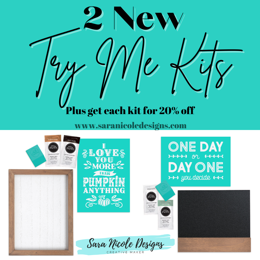 Sara Nicole Designs 2 New TryMe Kits are here from the Autumn/Winter
