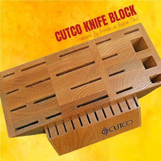 What sold on eBay? How about a handsome Cutco knife block?