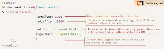 How to setup Session timeout in Blogger
