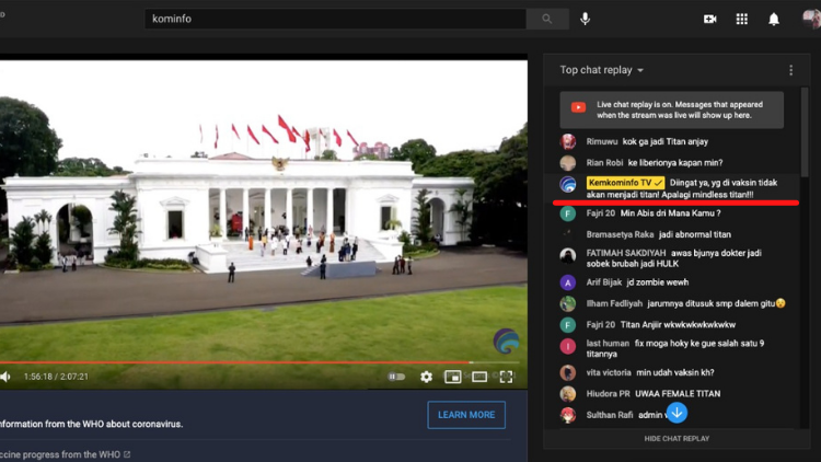 Kominfo Beri Tanggapan Terkait Berubah Jadi Titan Setelah Di Vaksin Kominfo Beri Tanggapan Terkait Berubah Jadi Titan Setelah Di Vaksin
