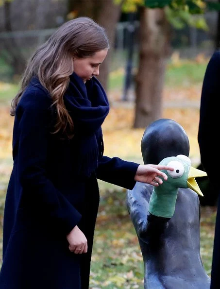 Queen Sonja, Crown Princess Mette-Marit and Ingrid Alexandra at Princess Ingrid Alexandra Sculpture Park