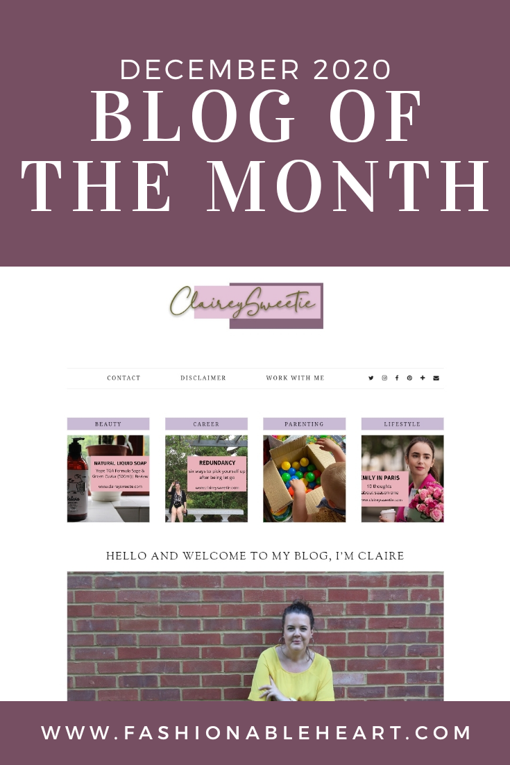 lifestyle blog, lifestyle blogger, featured blog, blogger of the month, claireysweetie, mommy blogger, career blog