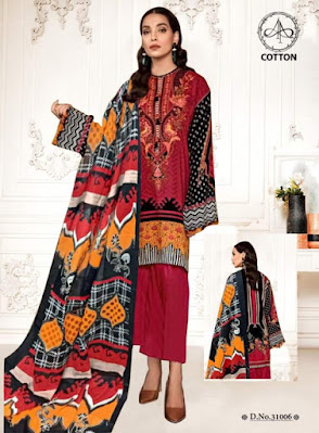 Apna Cotton Afifaa Pakistani Cotton Dress