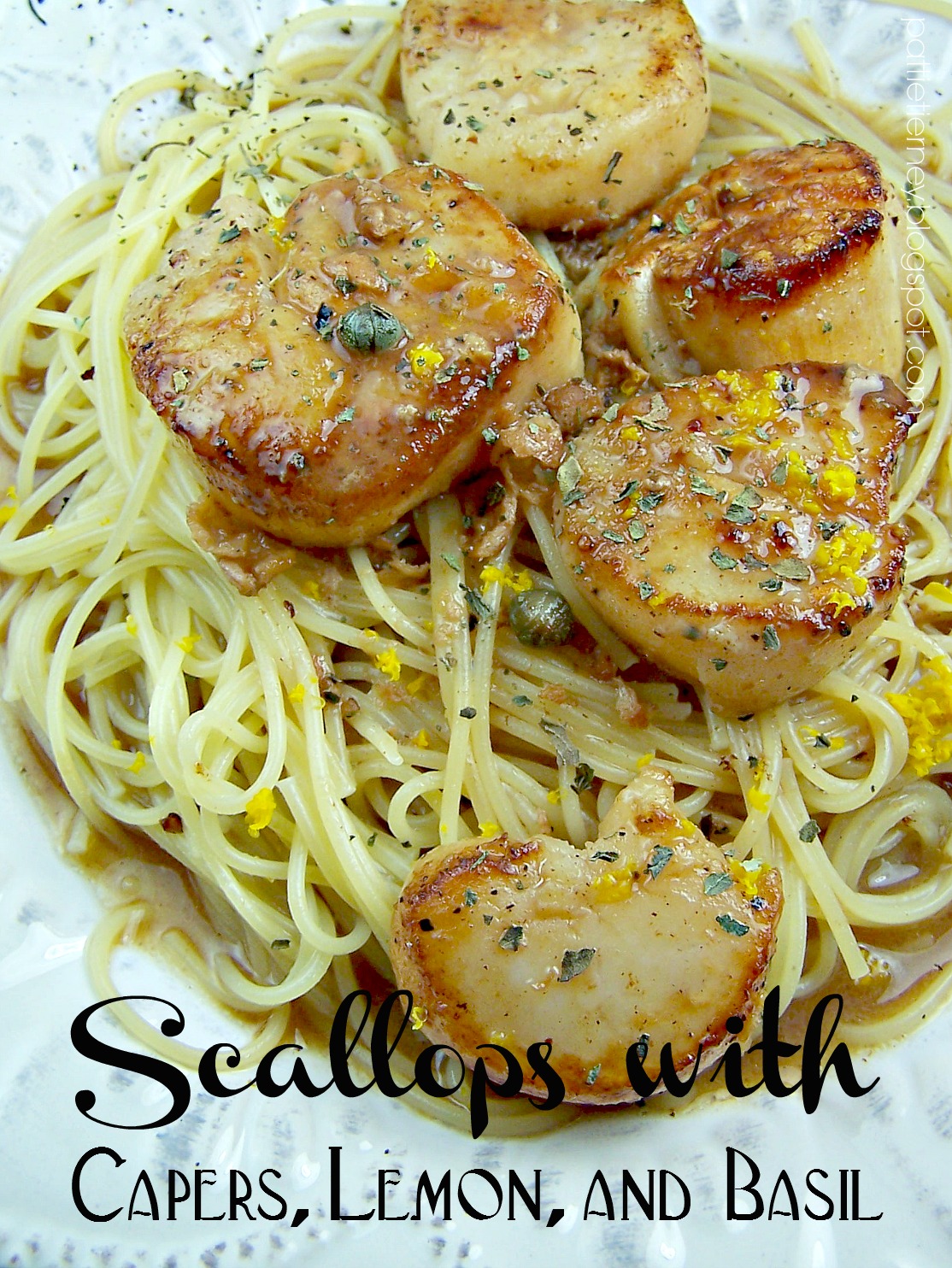 OllaPodrida Scallops with Capers, Lemon, and Basil
