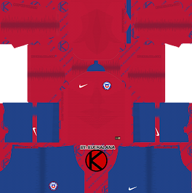 Chile 2019 Copa America Kit -  Dream League Soccer Kits