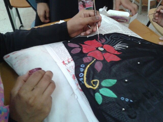 بصمتي ورشة الرسم على الشيل