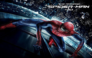 The Amazing Spider-Man on Glass of Skyscaper HD Movie Wallpaper