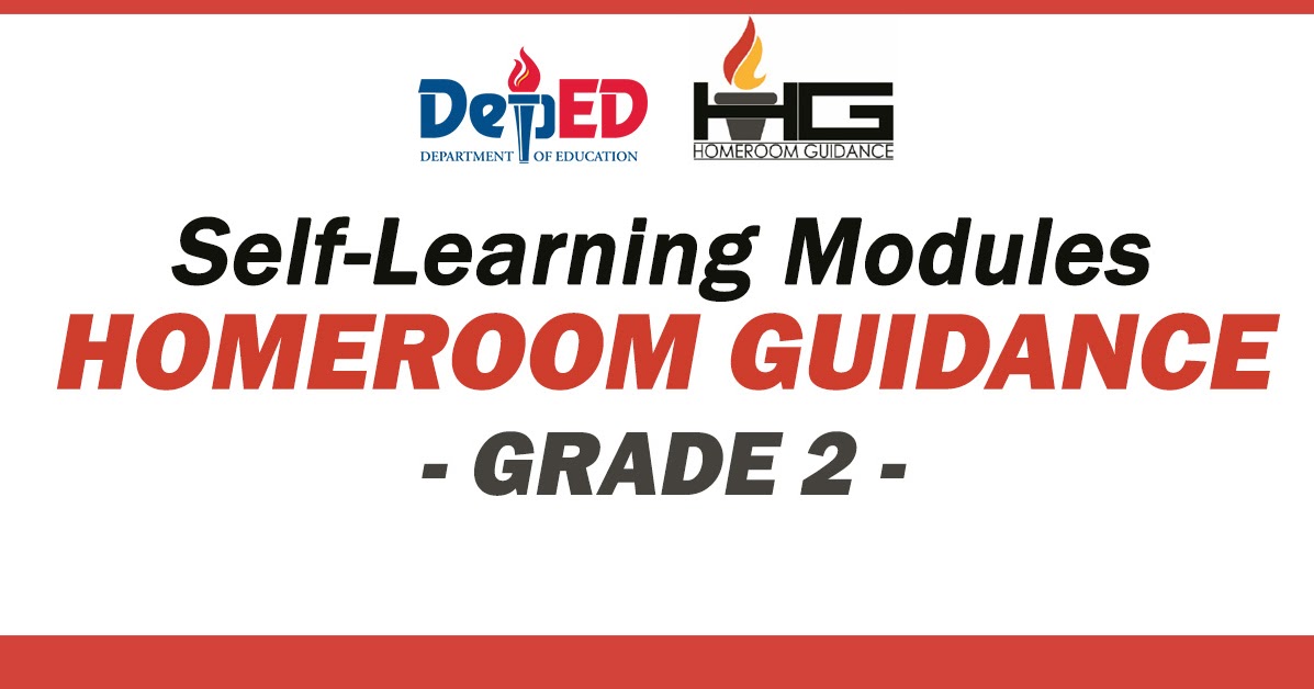 Homeroom Guidance Self Learning Modules For Grade 2 Deped Click