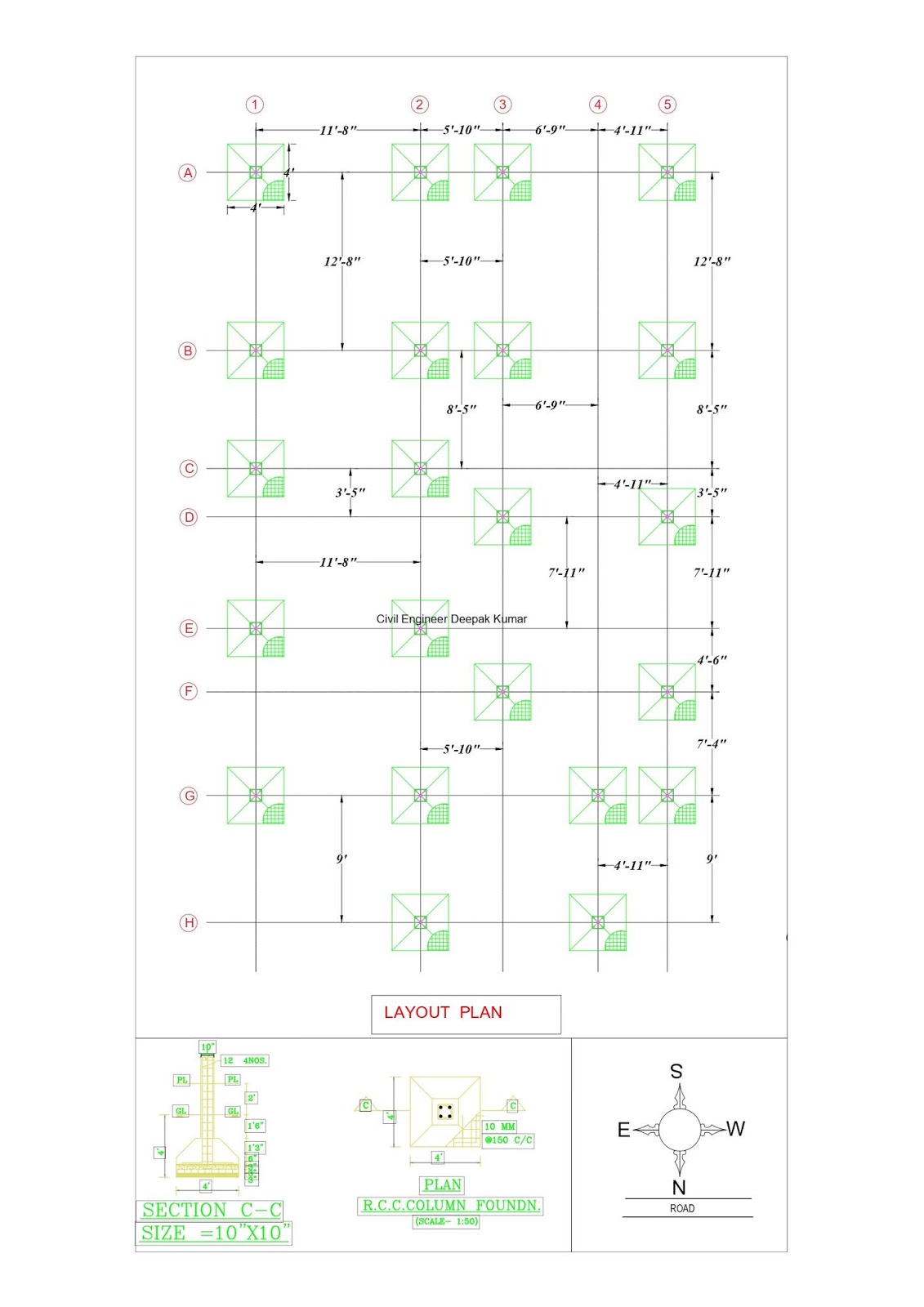 Civil Engineer Deepak Kumar 1350 sqft House Plan Full Civil Engineer Deepak Kumar 1350 sqft House Plan Full