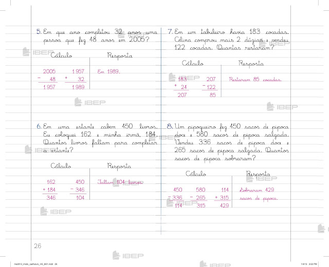 Caderno do Futuro 5 Ano Matematica do Professor Pdf