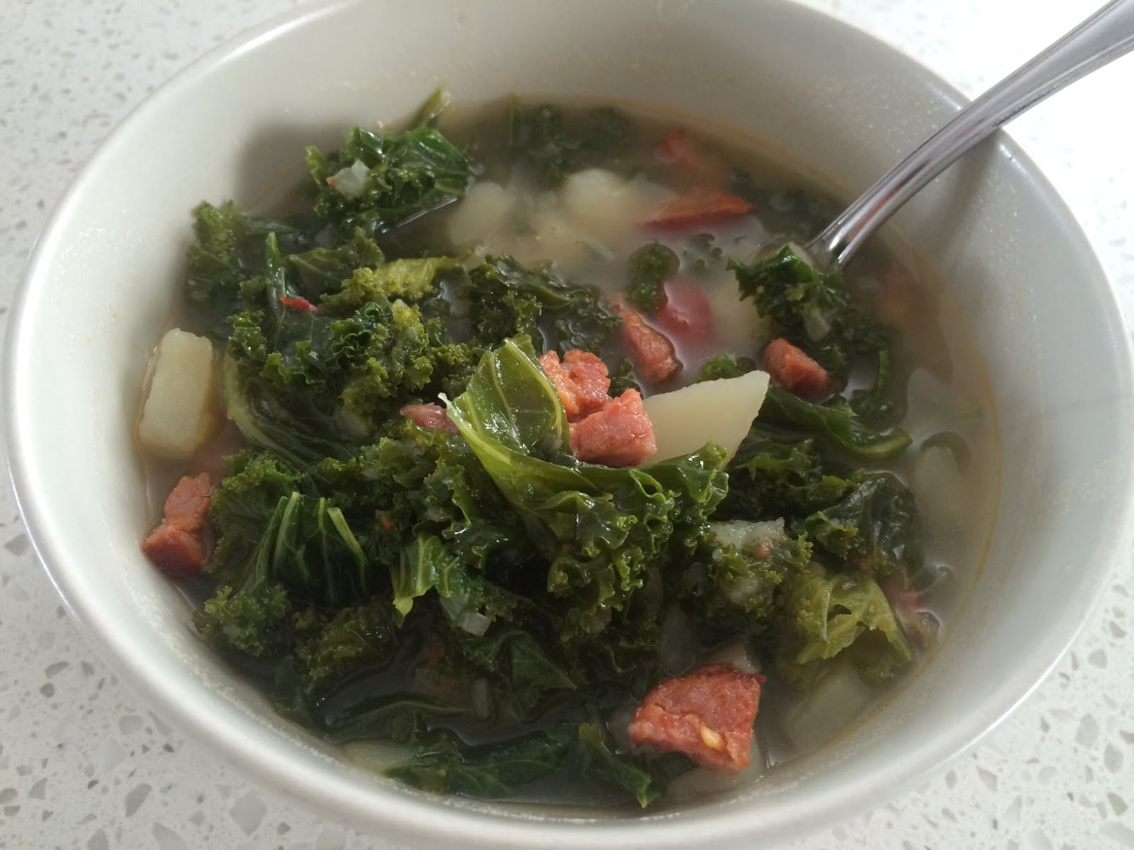 Terry Edwards' Cooking Blog Kale Soup with Spanish Chorizo