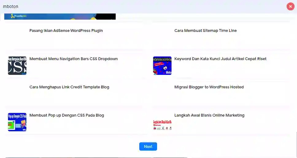 Cara Membuat Search Fitur Ajax search Blogger