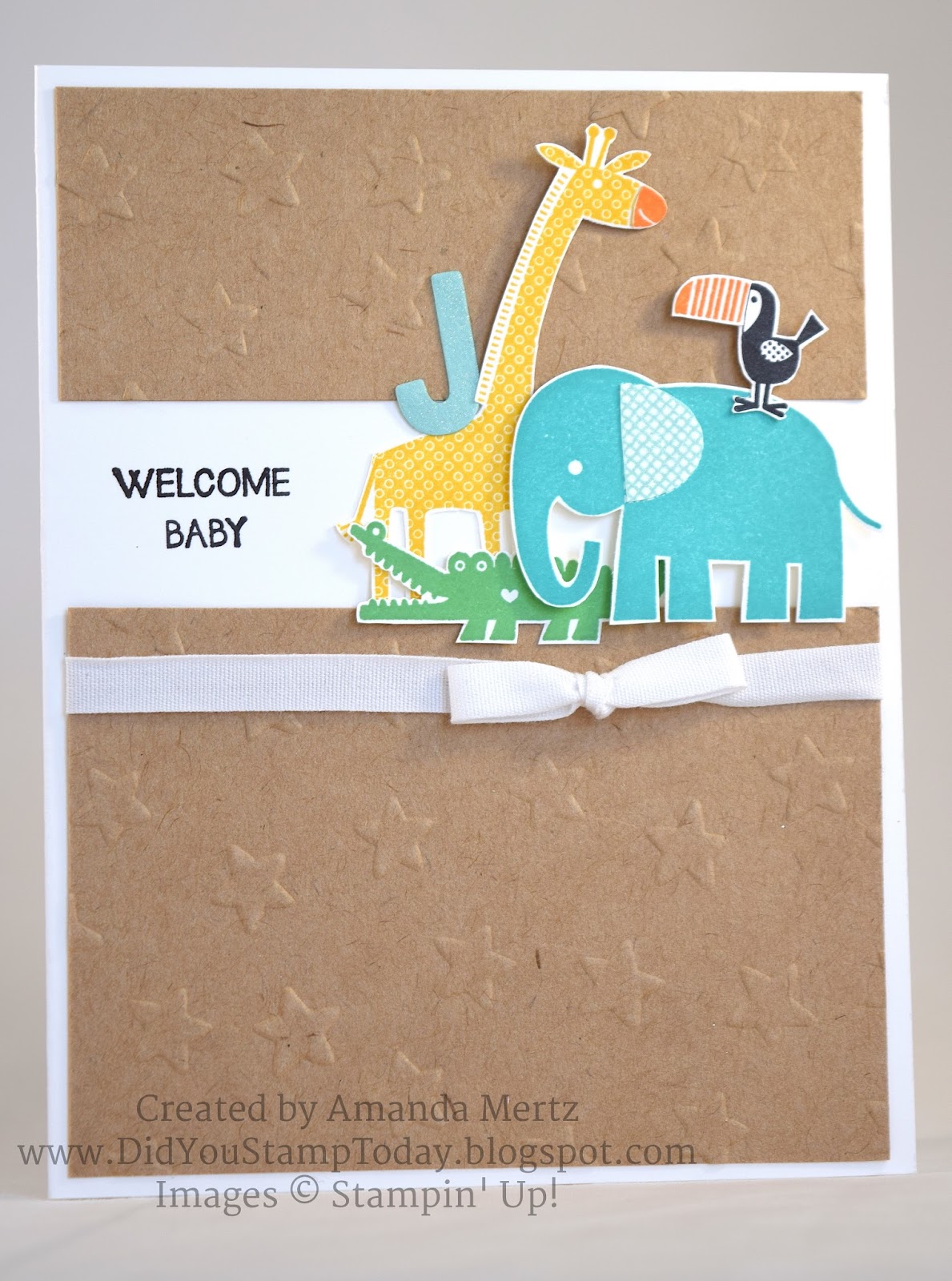 Did You Stamp Today? New Baby Stampin' Up! Zoo Babies