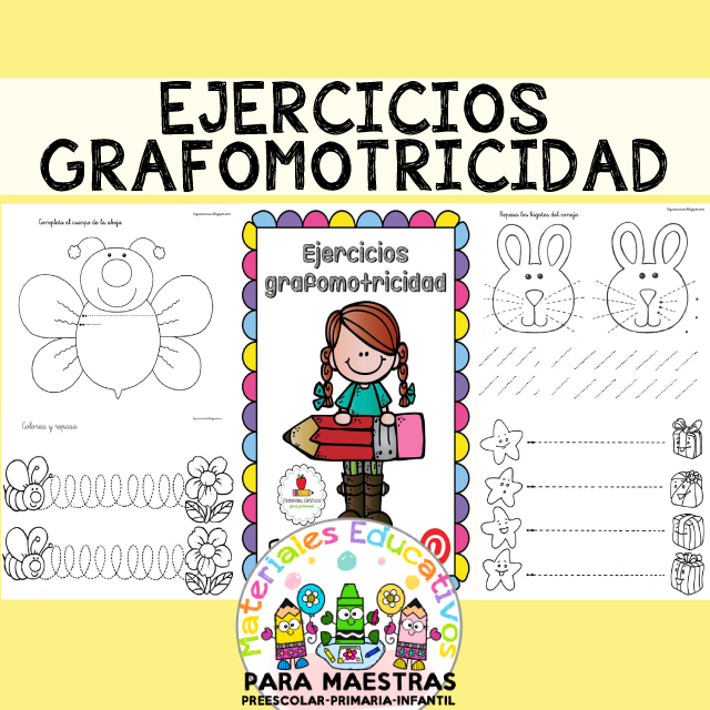 Ejercicios De Grafomotricidad Materiales Educativos Para Maestras