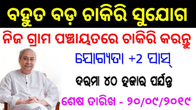 Recruitment in Nuapada District Gram Rozgar Sevak Posts Odisha Govt Job Sambalpur Diary 