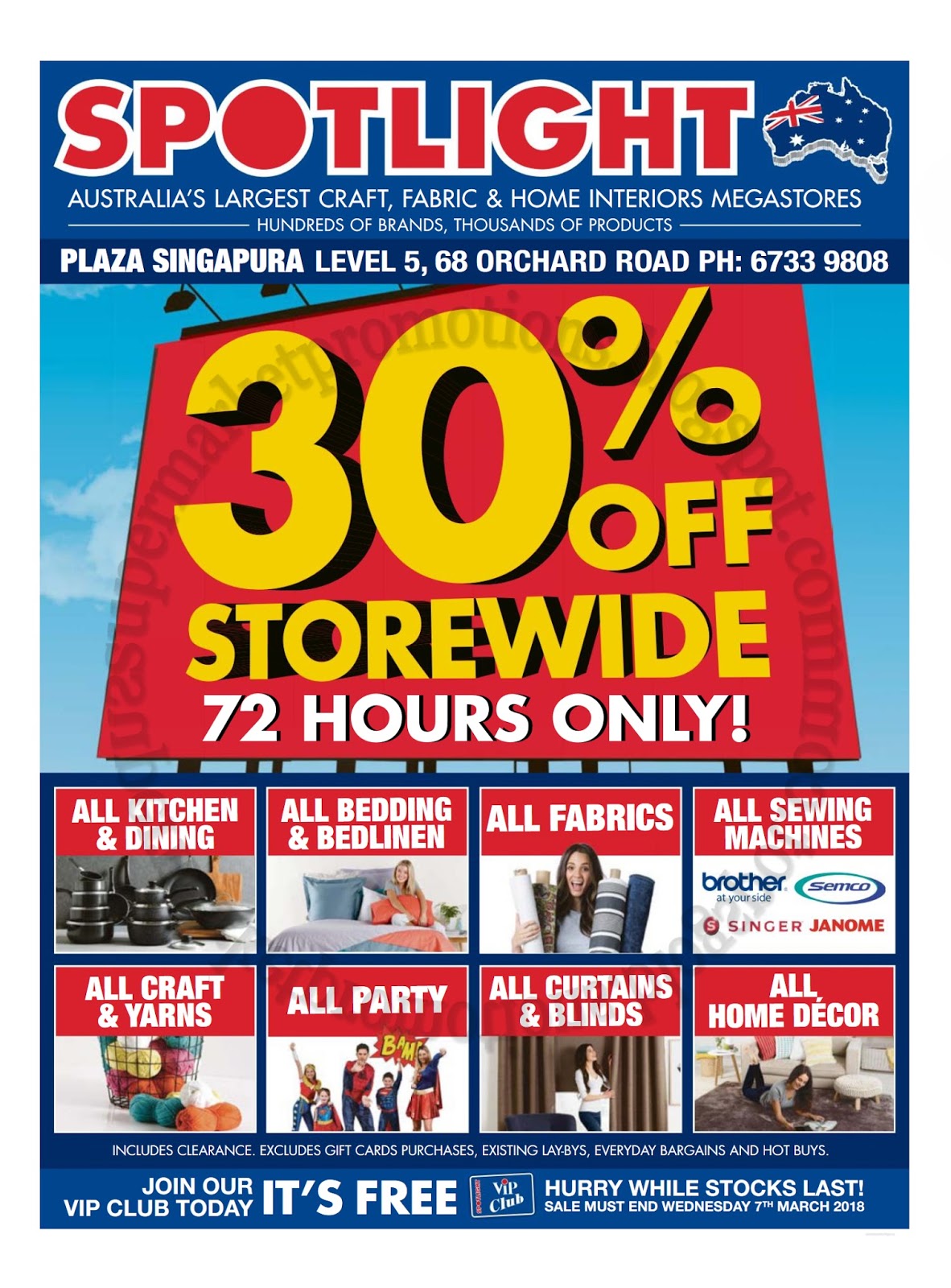 Spotlight Storewide Sale 05 March 2018 Supermarket Promotions