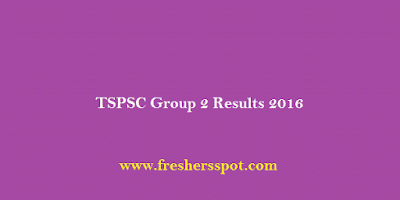 TSPSC Group 2 Results 2016