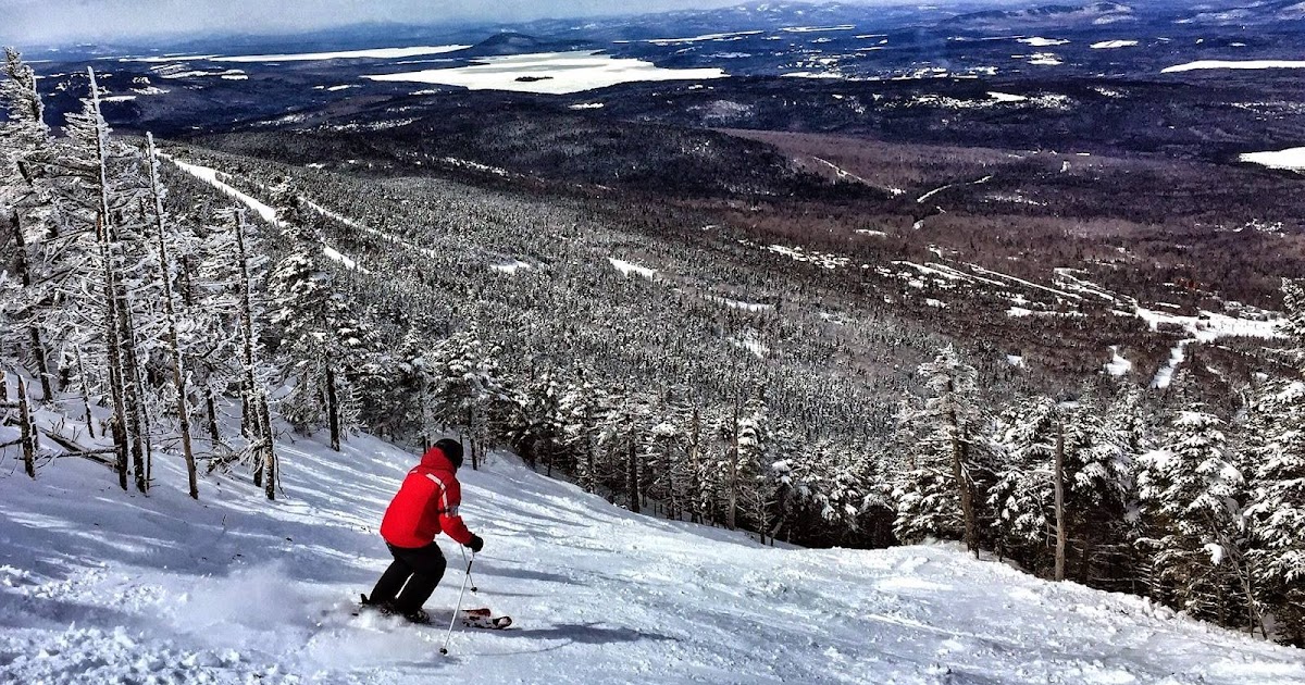 Map Of Maine Ski Resorts Maine Ski Resorts Map | A Family Skiing In Maine